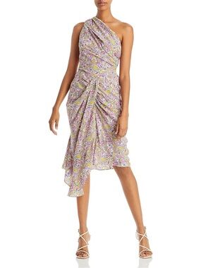 NWT IRO Silk Dress in Ecru/Pink Size EU34